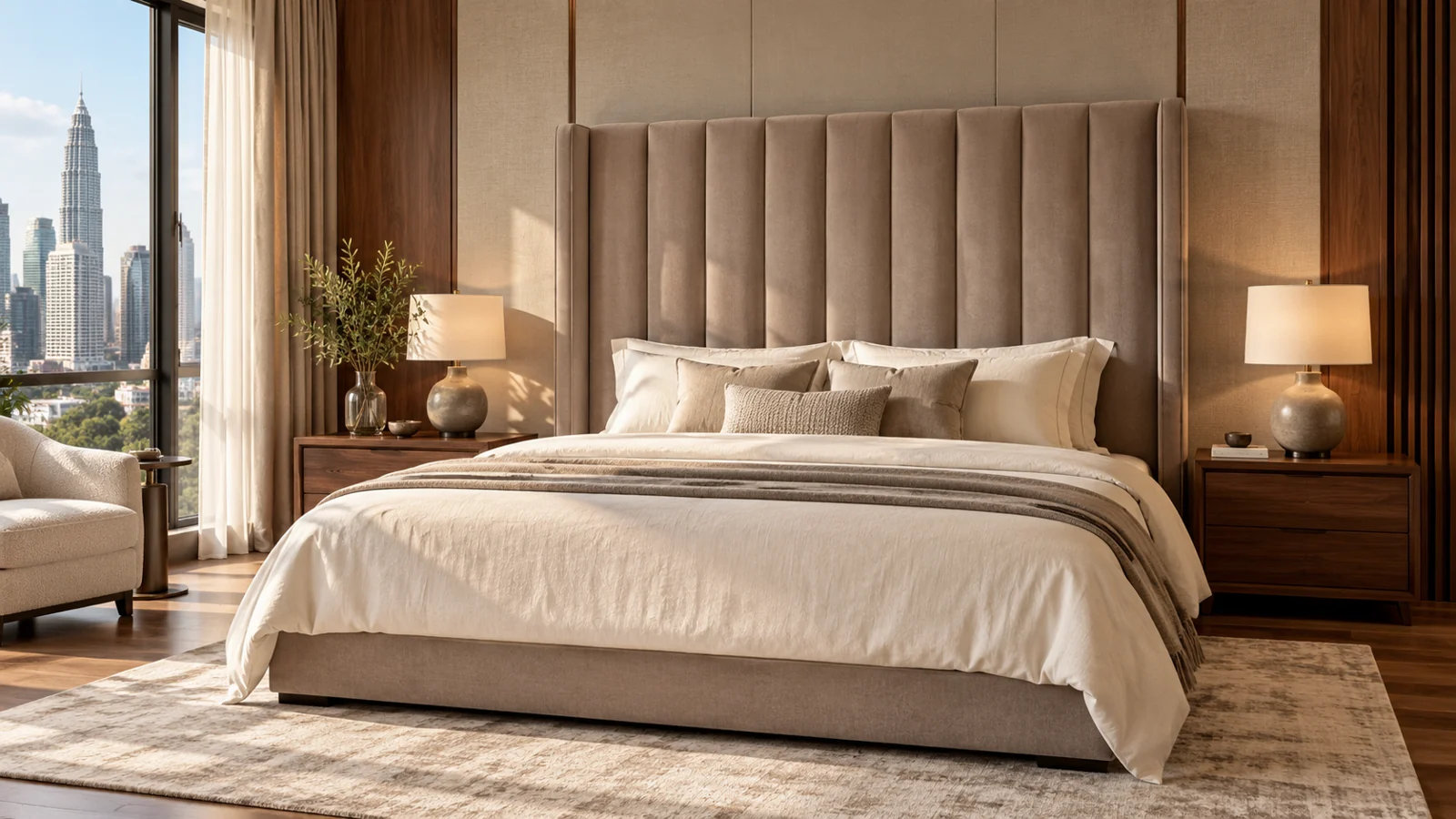 NV-BH101 Vertical Luxe: original custom bedhead concept