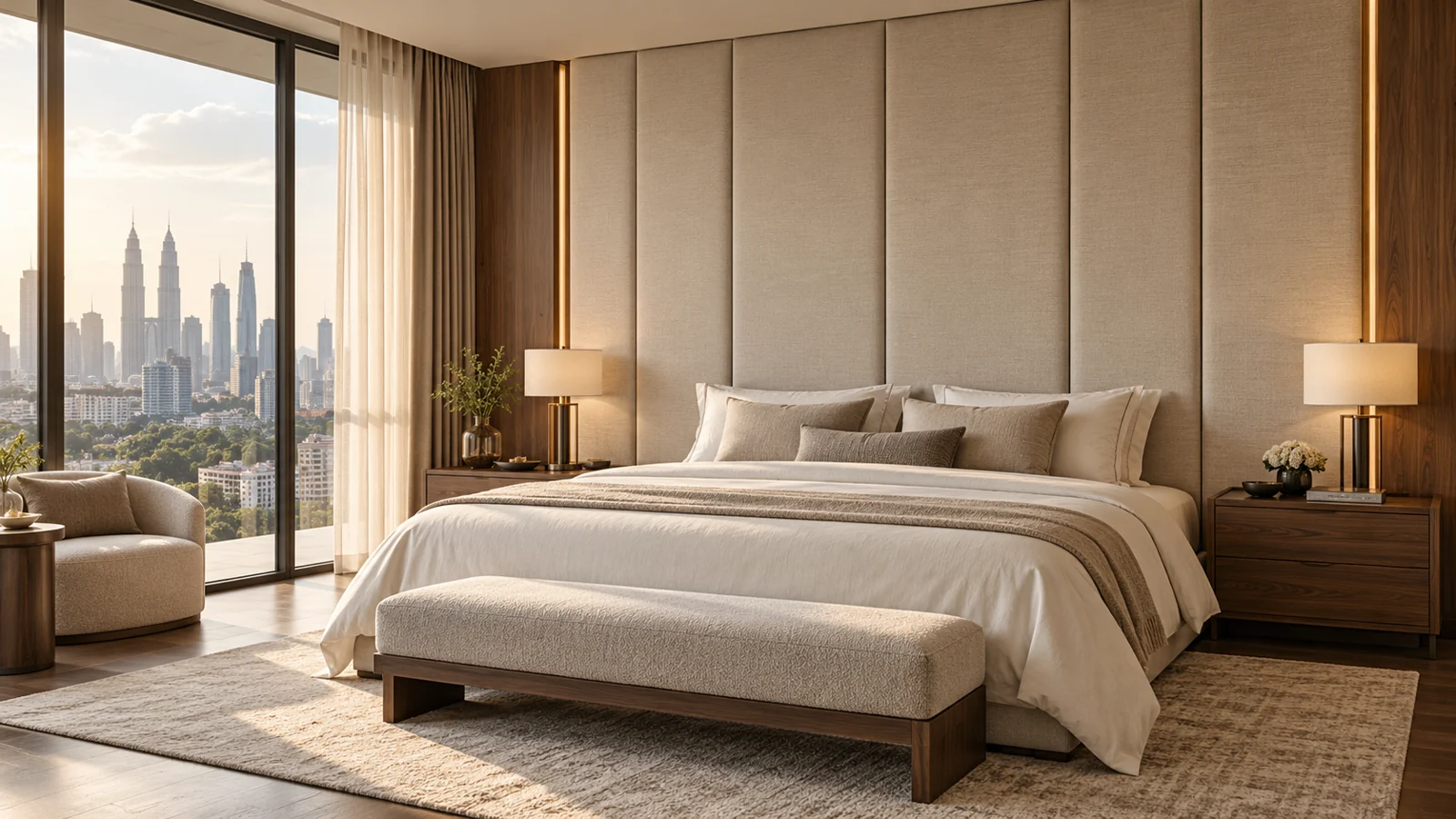 NV-BH061 Wall Suite: original custom bedhead concept