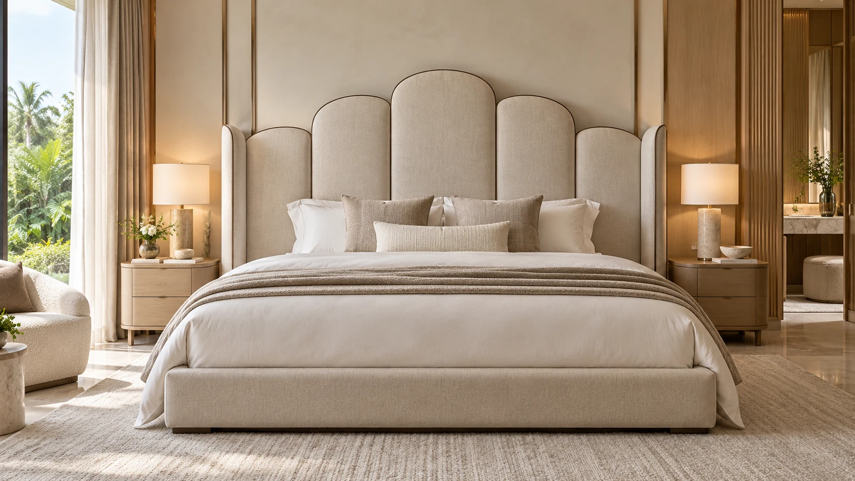 Fabric & Boucle bedhead collection